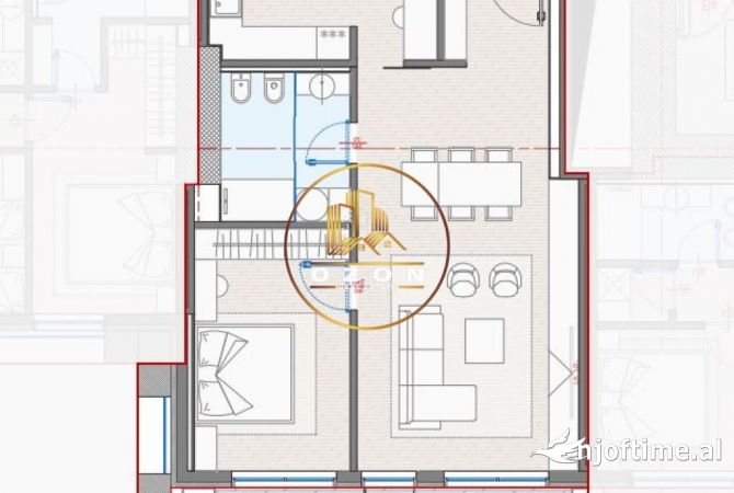Shtepi ne shitje 1+1 ne Tirane - 245,000 Euro