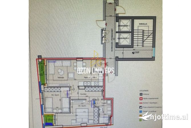 Shtepi ne shitje 2+1 ne Tirane - 165,000 Euro