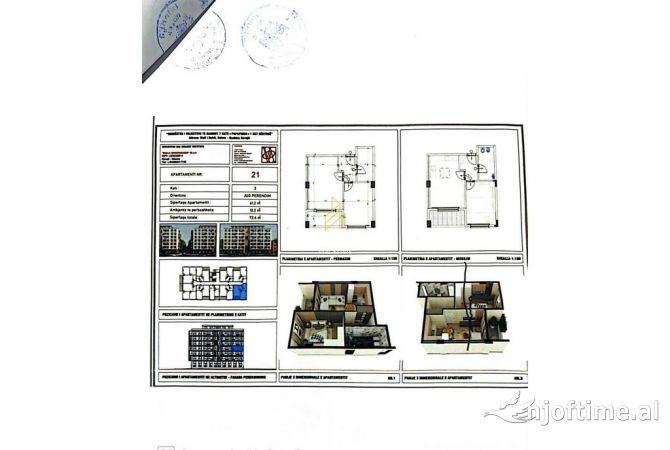 Shtepi ne shitje Apartament ne Durres, 1+1, Mobilimi Bosh, pa mobiluar, Pagesa 80,000  Euro.