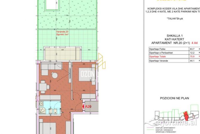 Shtepi ne shitje 2+1 ne Himare - 274,260 Euro