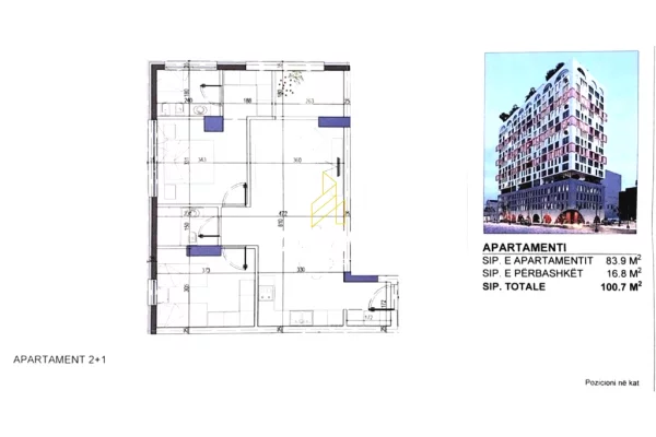 House for Sale 2+1 in Tirana - 276,925 Euro