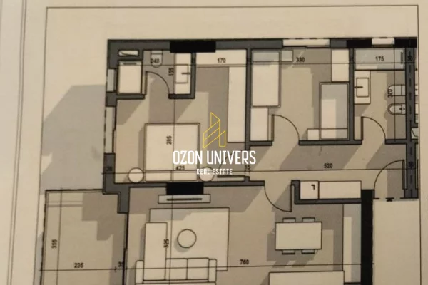 Shtepi ne shitje Apartament ne Tirane, 2+1, Mobilimi Bosh, pa mobiluar, Pagesa 145,275  Euro.