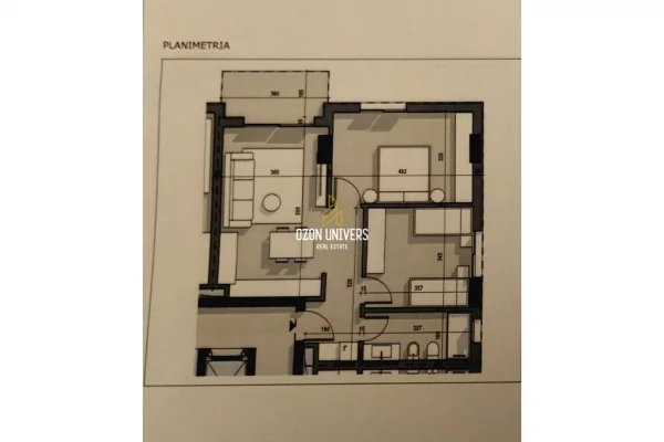 Apartment for sale in Tirana 2+1, Emty