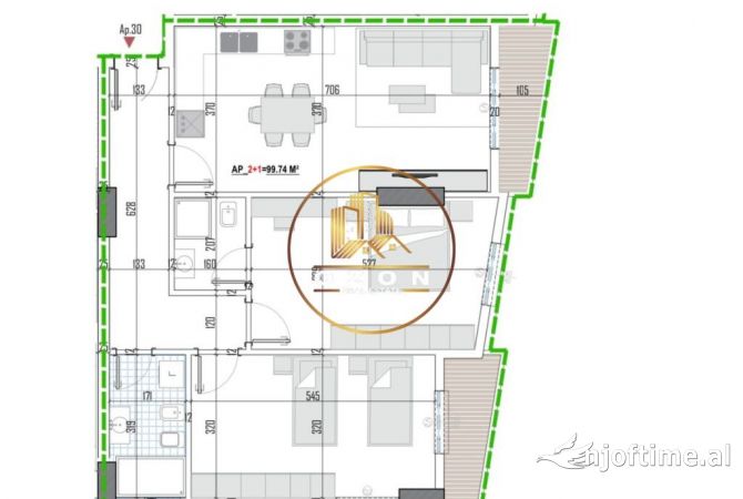 Shtepi ne shitje 2+1 ne Tirane - 135,259 Euro