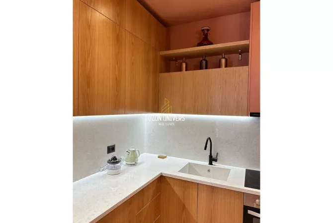 Shtepi me qera Apartament ne Tirane, 1+1, Mobilimi E mobiluar, Pagesa 80,000  Leke.