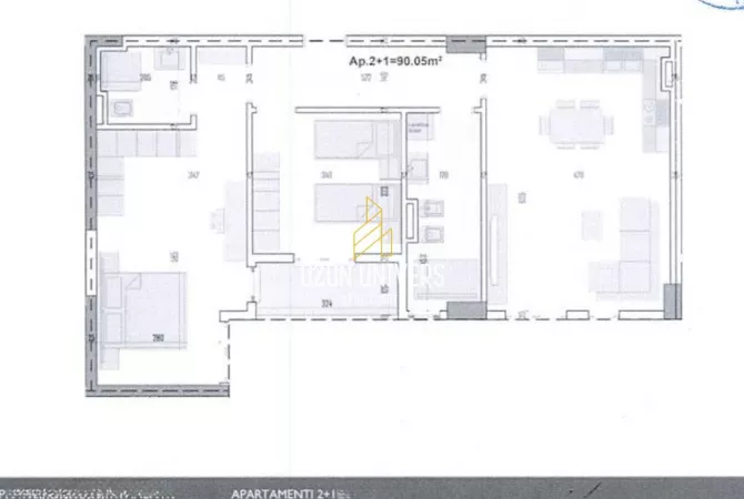 House for Sale 2+1 in Tirana - 100,890 Euro