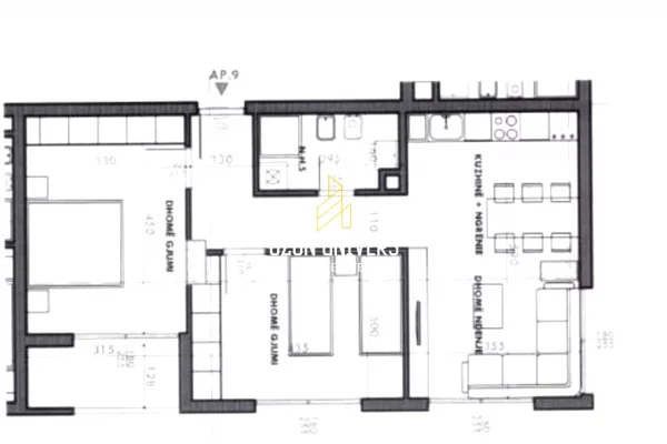 Shtepi ne shitje 2+1 ne Tirane - 135,320 Euro