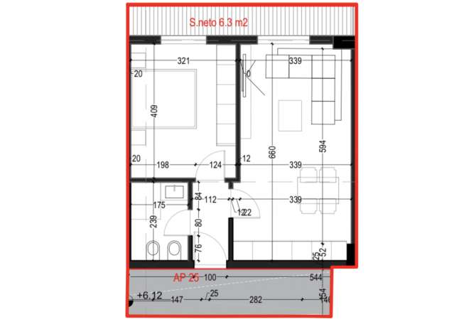 Shtepi ne shitje 1+1 ne Himare - 190,001 Euro