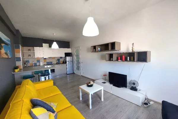 Shtepi ne shitje Apartament ne Vlore, 1+1, Mobilimi E mobiluar, Pagesa 110,000  Euro.