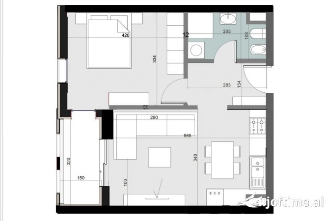 Casa in vendita 1+1 a Tirana - 76,200 Euro