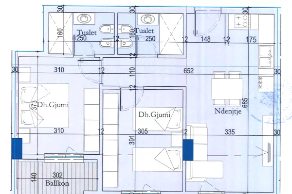 Shtepi ne shitje 2+1 ne Tirane - 102,000 Euro