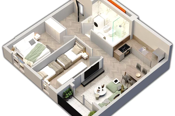 Shtepi ne shitje 2+1 ne Tirane - 100,000 Euro