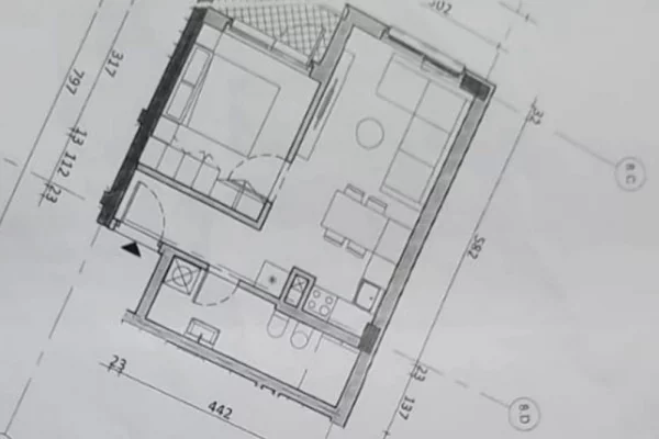 APARTAMENT 1+1 NE SHITJE TE FRESKU