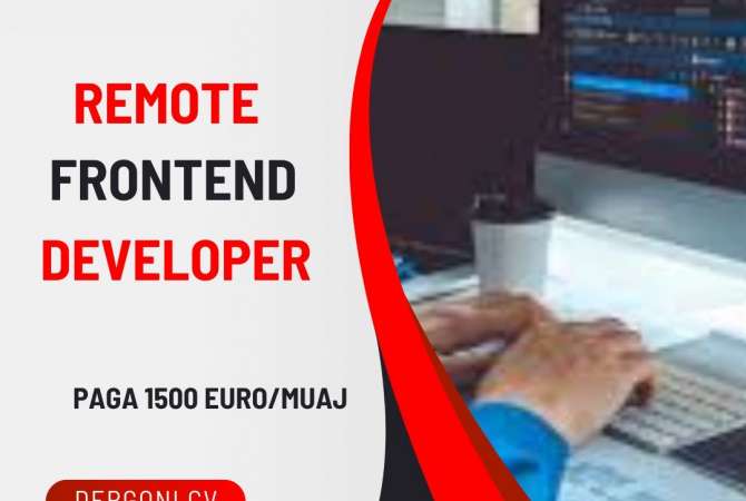 Njoftime Pune Remote Frontend Developer