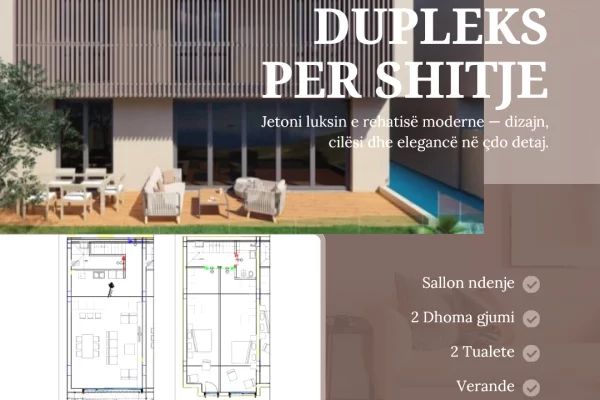 House for Sale 2+1 in Tirana - 240,000 Euro
