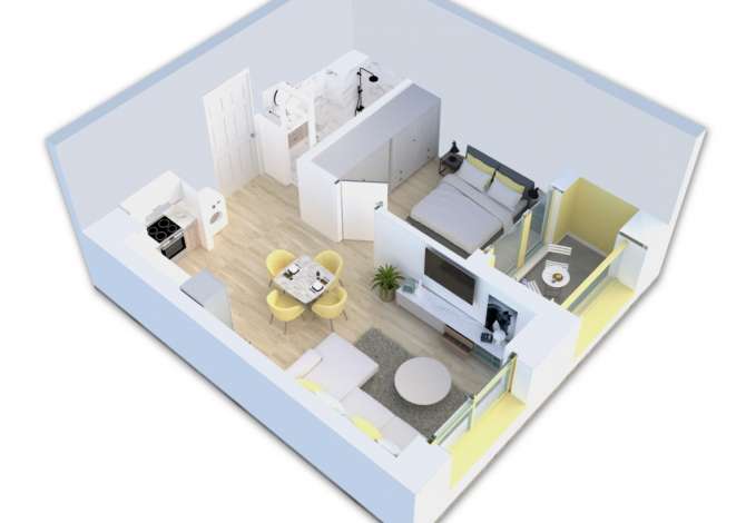 Shtepi ne shitje 1+1 ne Tirane - 67,000 Euro