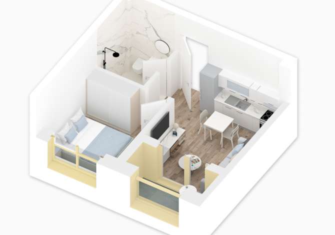 Shtepi ne shitje 1+1 ne Tirane - 57,000 Euro