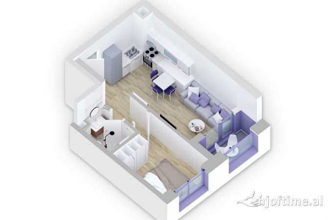 Shtepi ne shitje 1+1 ne Tirane - 71,000 Euro