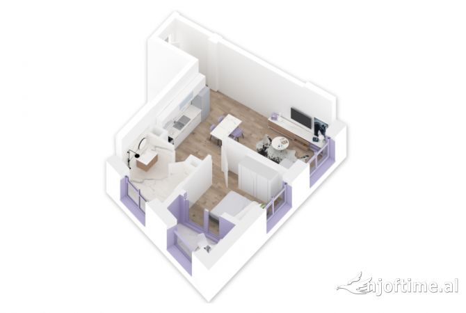Shtepi ne shitje 1+1 ne Tirane - 96,000 Euro