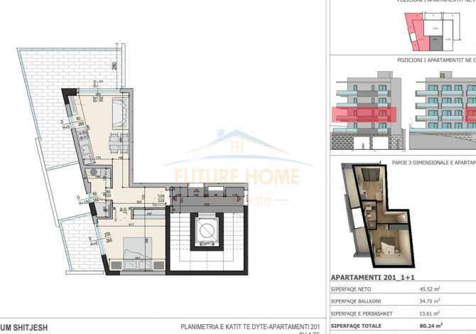 Shtepi ne shitje 1+1 ne Sarande - 114,753 Euro