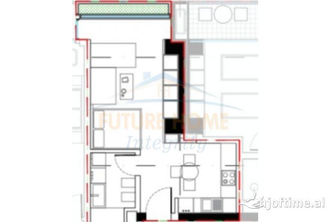 Shtepi ne shitje Garsoniere ne Tirane - 92,200 Euro
