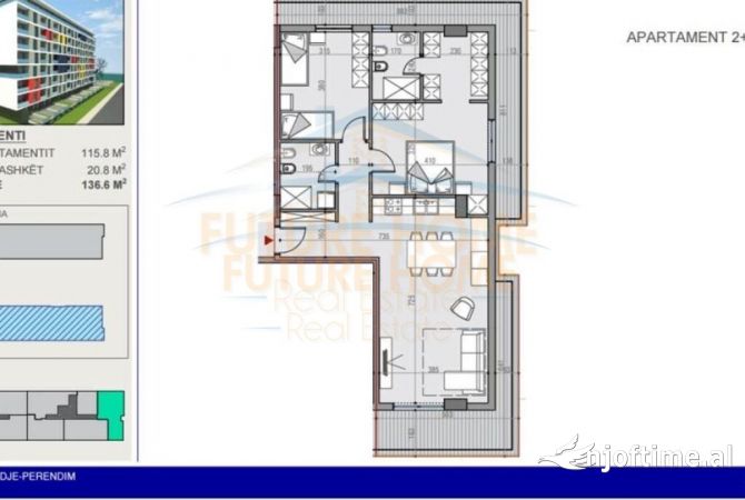 Shtepi ne shitje 2+1 ne Tirane - 115,000 Euro
