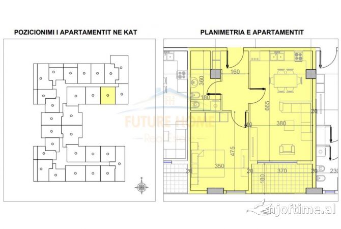 Shtepi ne shitje 1+1 ne Tirane - 80,273 Euro