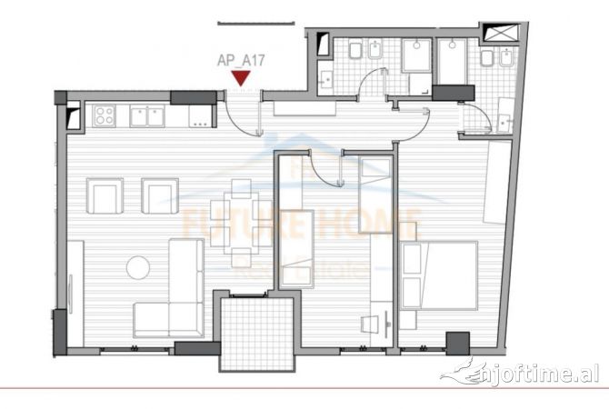 Shtepi ne shitje 2+1 ne Tirane - 150,500 Euro