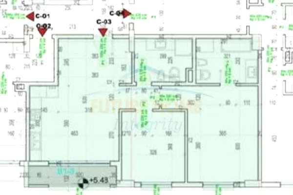 Shtepi ne shitje Apartament ne Tirane, 2+1, Mobilimi Bosh, pa mobiluar, Pagesa 173,200  Euro.