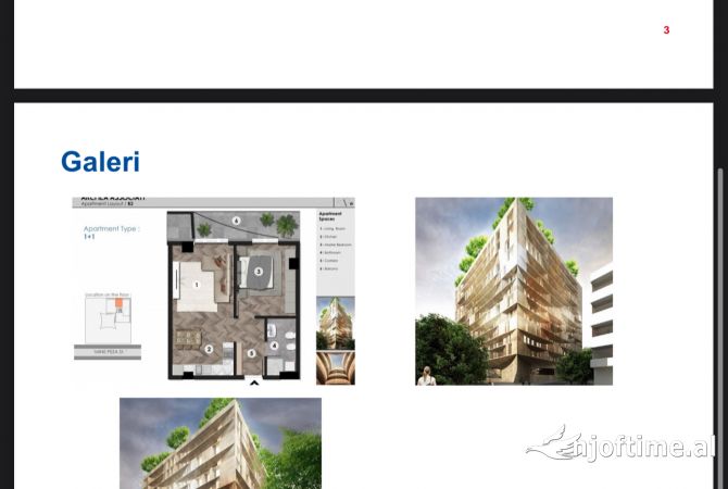 Shtepi ne shitje 1+1 ne Tirane - 130,800 Euro