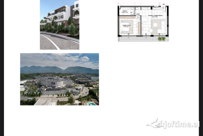 Shtepi ne shitje 1+1 ne Tirane - 165,950 Euro