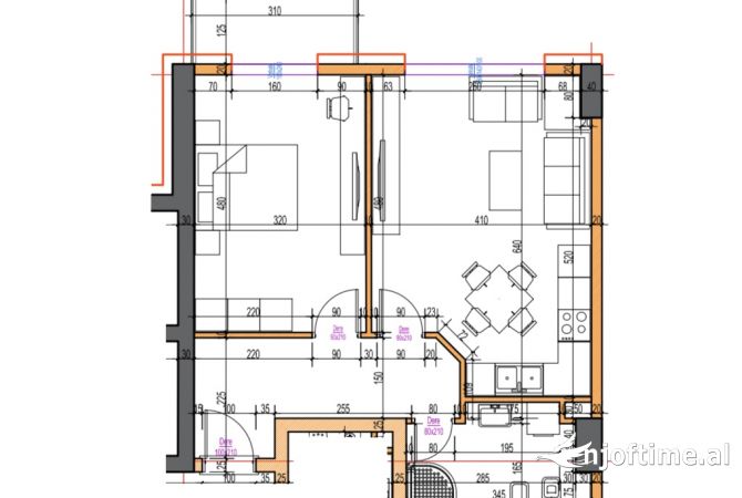 Shtepi ne shitje 1+1 ne Tirane - 104,000 Euro