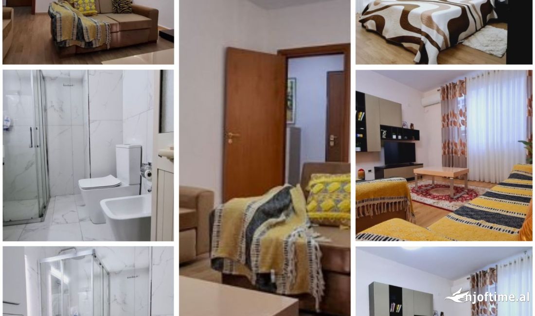 Shtepi me qera Apartament ne Tirane, 1+1, Mobilimi E mobiluar, Pagesa 600  Euro.