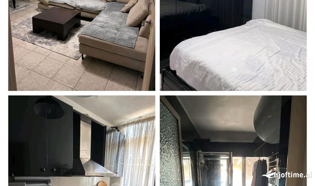 Shtepi me qera Apartament ne Tirane, 1+1, Mobilimi E mobiluar, Pagesa 450  Euro.