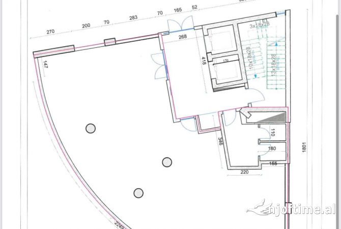Ambient biznesi me qera 3+1 ne Tirane - 2,600 Euro
