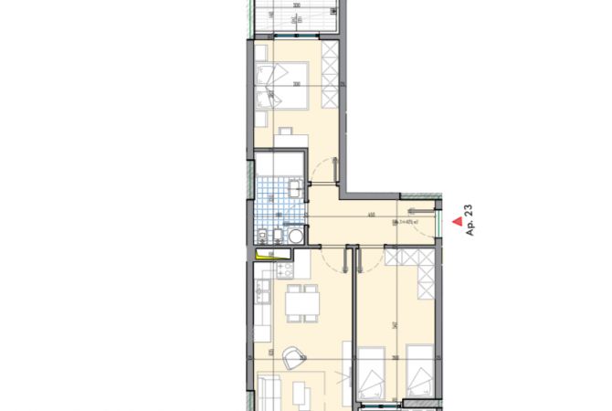Shtepi ne shitje 2+1 ne Tirane - 97,000 Euro