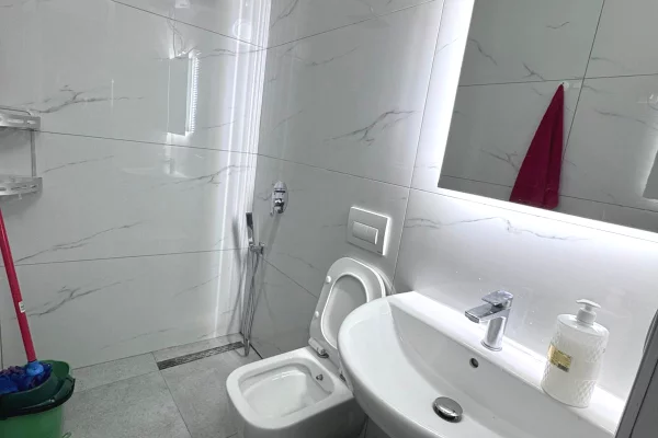 Shtepi me qera Papafingo(kati i catise) ne Tirane, 1+1, Mobilimi E mobiluar, Pagesa 35,000  Leke.