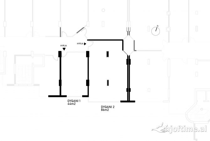 Shiten ose Jepen me Qira Dyqane ne Vendndodhje Strategjike ne Rrugen 