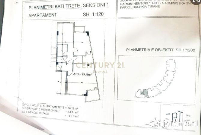 Shtepi ne shitje 2+1 ne Tirane - 179,000 Euro