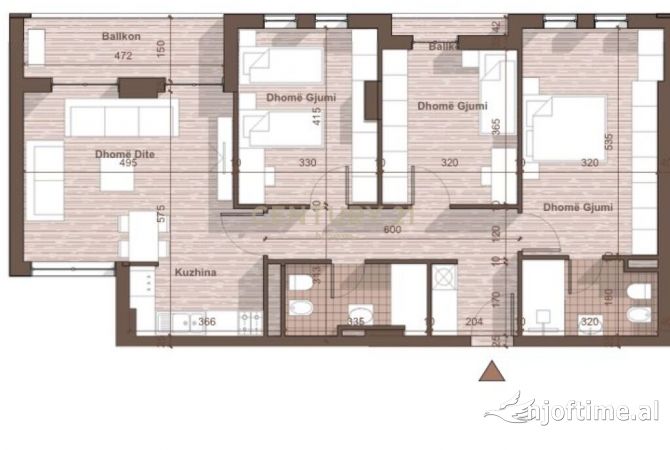 Shtepi ne shitje 3+1 ne Tirane - 118,602 Euro