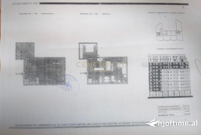 Shtepi ne shitje 2+1 ne Tirane - 198,000 Euro