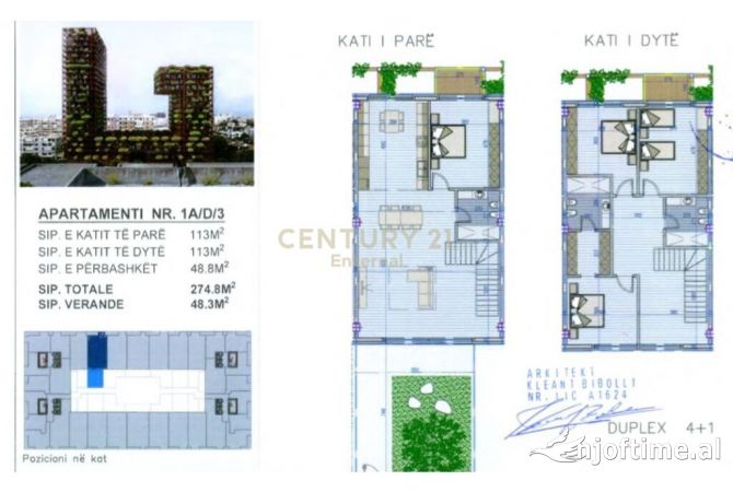 House for Rent 4+1 in Tirana - 3,000 Euro
