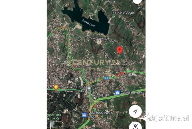 Truall ose Toke  ne Tirane - 125,000 Euro