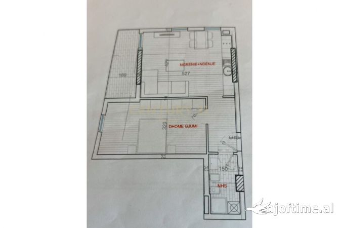 Shtepi ne shitje 1+1 ne Tirane - 150,000 Euro