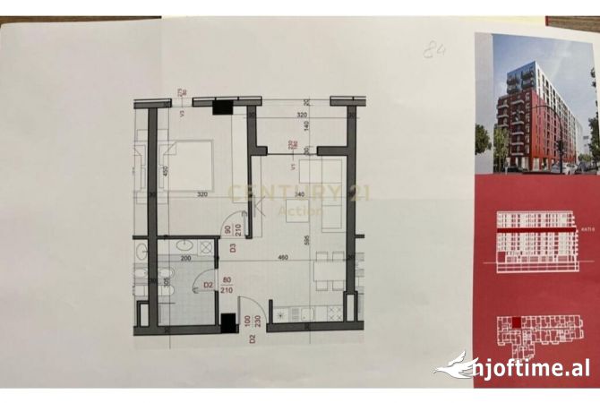 Shtepi ne shitje 1+1 ne Tirane - 99,675 Euro