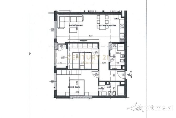 Shtepi ne shitje 2+1 ne Tirane - 140,400 Euro