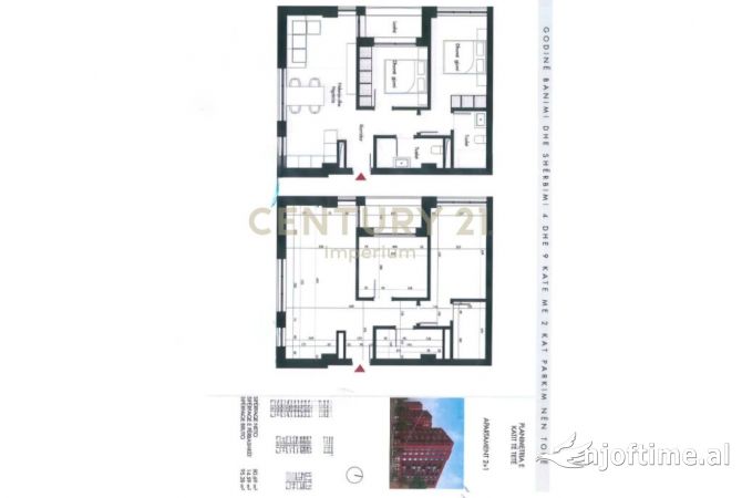 Shtepi ne shitje 2+1 ne Tirane - 142,920 Euro