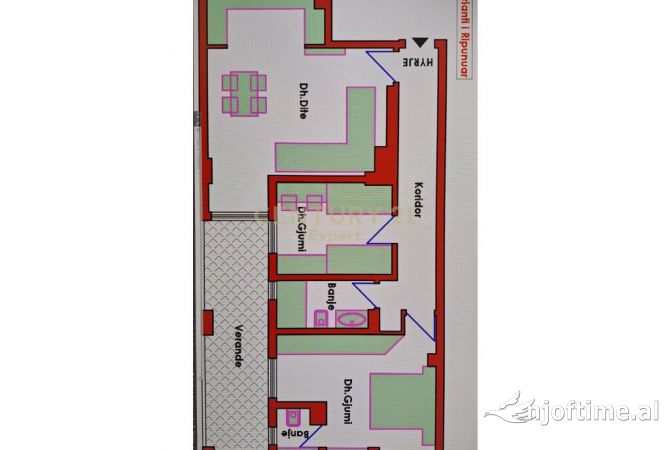 Shtepi ne shitje 2+1 ne Tirane - 180,000 Euro