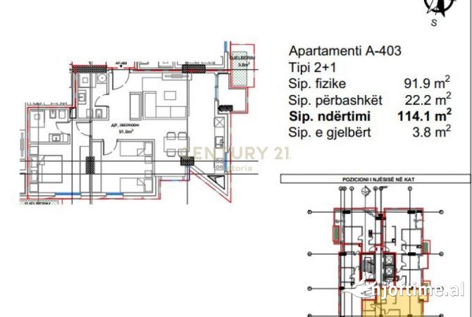 Shtepi ne shitje 2+1 ne Tirane - 382,800 Euro