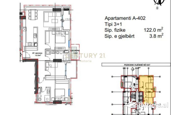 Shtepi ne shitje 3+1 ne Tirane - 517,770 Euro